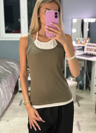 Débardeur kaki 100% coton – Bijubi, marke: bijubi, zustand: Sehr gut, größe: L / 40 / 12, 3,00 €, 3,85 € beinhaltet Vinted-Käuferschutz Pro