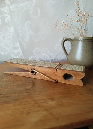 Pince à Courrier/Lettres Ancienne - Incrustation de Nacre, brand: Inconnu, condition: Very good, €8.00, €9.10 includes Buyer Protection