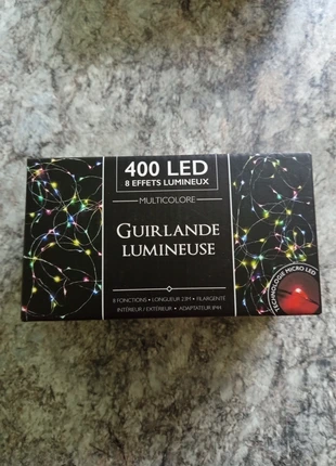Guirlande lumineuse Multicolore 400 LED, marque: Lumineux, état: Neuf avec étiquette, 6,00 €, 7,00 € Protection acheteurs incluse