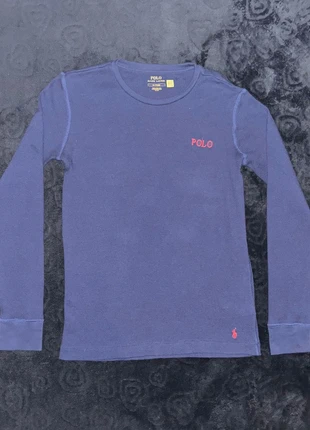 Authentic long sleeve polo Ralph Lauren waffle shirt, brand: Ralph Lauren, condition: Very good, size: M, £20.00, £21.70 includes Buyer Protection