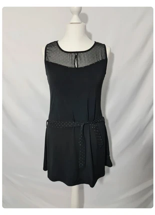 Robe noire Ligne à Suivre T.L fluide ceinturée chic soirée, marke: Ligne à Suivre, zustand: Sehr gut, größe: L / 40 / 12, 2,00 €, 2,80 € beinhaltet Vinted-Käuferschutz Pro