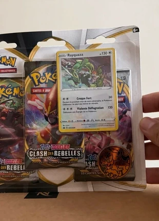 Tripack Pokémon Clash des Rebelles EB02 Rayquaza, marque: Pokémon, état: Neuf avec étiquette, 50,00 €, 53,20 € Protection acheteurs incluse