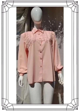 Chemisier broderie vintage 80s eighties vintage blouse loose oversize 42 44 xl xxl, brand: Vintage Chic, condizioni: Ottime, taglia: XL / IT 46 / EU 42, €10.00, €11.20 include la Protezione acquisti