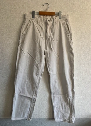 Jean Uniqlo Blanc – Coupe Tapered, marque: Uniqlo, état: Neuf sans étiquette, taille: S, 15,00 €, 16,45 € Protection acheteurs incluse