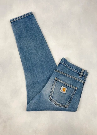 Jean Carhartt wip Bleu Loose modèle Newel Pant 100% coton Workwear Denim - Taille S w29 #1821, marca: Carhartt, estado: Muito bom, tamanho: PT 38 | W29, €49.00, €52.15 inclui Proteção do Comprador Pro