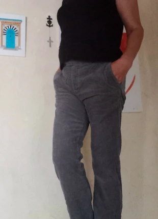 Pantalon velours gris homme, marque: Monoprix, état: Très bon état, taille: L, 12,00 €, 13,30 € Protection acheteurs incluse