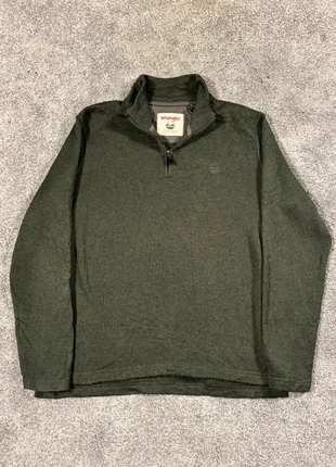 Wrangler vintage half-zip fleece donkergroen M, brand: Wrangler, condizioni: Ottime, taglia: M, €21.00, €22.75 include la Protezione acquisti