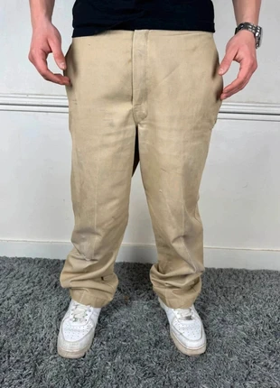Pantalon Chino Dickies pour Homme Beige W36 L30 vintage workwear streetwear AA1407, marca: Dickies, estado: Muito bom, tamanho: PT 46 | W36, €10.00, €11.20 inclui Proteção do Comprador Pro