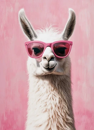 Affiche Lama Fun, marke: aucune, zustand: Neu, mit Etikett, 10,00 €, 11,20 € inklusive Vinted-Käuferschutz