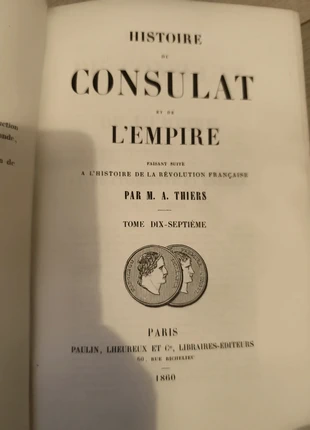 Histoire du Consulat et de l’Empire – Tome XVII (1860) Adolphe Thiers, condition: Very good, €20.00, €21.70 includes Buyer Protection Pro