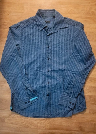 Chemise à rayures bleu massimodutti taille L, marca: Massimo Dutti, estado: Muy bueno, tamaño: L, 8,00 €, 9,10 € Protección al comprador incluida