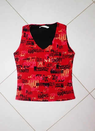 Top débardeur sans manche vintage col V indie sleaze, merk: LOOK, staat: Nieuw zonder prijskaartje, maat: M / 38 / 10, € 7,00, € 8,05 inclusief Kopersbescherming