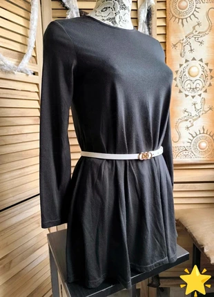 💠💠Robe noire fine casual ou tunique longue taille unique 💠, marque: Vintage Boutique, état: Bon état, taille: Taille unique, 7,00 €, 8,05 € Protection acheteurs (Pro) incluse
