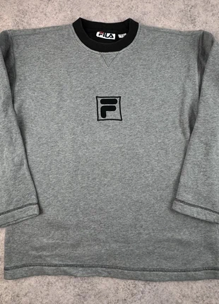 Sweat FILA gris logo brodé noir – taille XS homme, marque: FILA, état: Très bon état, taille: XS, 15,00 €, 16,45 € Protection acheteurs incluse