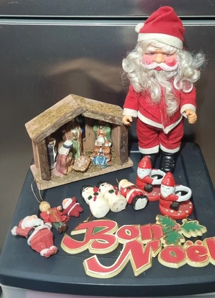 Lot deco noel vintage, marque: Noël, état: Satisfaisant, 15,00 €, 16,45 € Protection acheteurs incluse