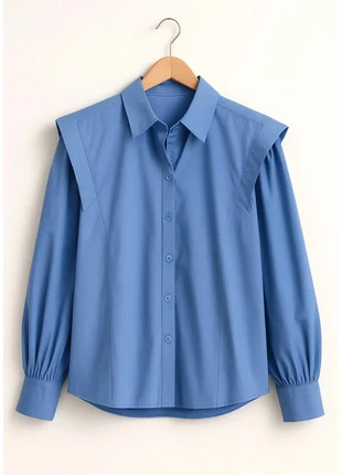 Chemise bleu ciel – Manches ballon – TU 36/40, marque: Boutique indépendante, état: Très bon état, taille: Taille unique, 18,00 €, 19,60 € Protection acheteurs incluse