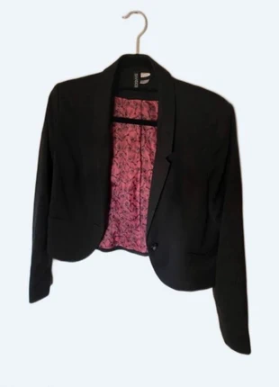 Veste classique blazer crop, marque: H&M, état: Neuf avec étiquette, taille: S / 36 / 8, 8,00 €, 9,10 € Protection acheteurs incluse