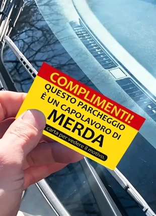 Il biglietto perfetto per chi parcheggia male, état: Neuf sans étiquette, 15,00 €, 16,45 € Protection acheteurs incluse