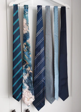 6 Krawatten Schlips grau blau dunkelblau, marque: Sonstiges, état: Très bon état, 7,00 €, 8,05 € Protection acheteurs incluse