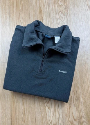 Polaire Half Zip Reebok M noir manches longues parfait état #376, marca: Reebok, estado: Muito bom, tamanho: M / 38 / 10, €11.80, €13.09 inclui Proteção do Comprador