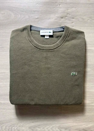Sweat Lacoste col rond / vert logo brodé / Taille S, merk: Lacoste, staat: Heel goed, maat: S, € 30,00, € 32,20 inclusief Kopersbescherming