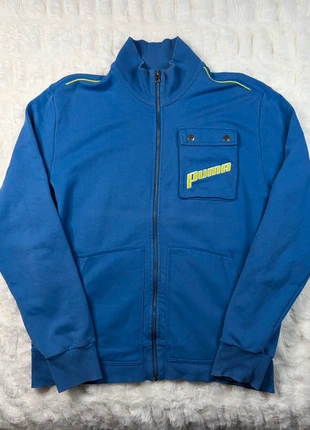 Veste Puma vintage bleu – Full Zip Track Jacket – Taille XL, marke: Puma, zustand: Sehr gut, größe: XL, 15,00 €, 16,45 € inklusive Vinted-Käuferschutz