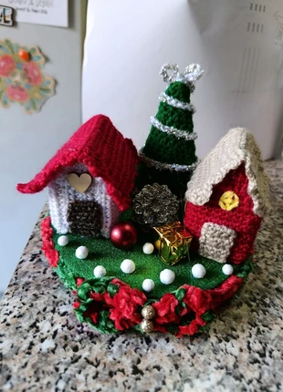 Paesaggio natalizio hand - made, brand: Mano, condizioni: Nuovo senza cartellino, €10.00, €11.20 include la Protezione acquisti