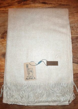 Nieuw! Alpaca sjaal Beige 180x70, merk: Alpaca, staat: Nieuw met prijskaartje, € 21,00, € 22,75 inclusief Kopersbescherming