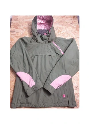 Veste anorak Roxy Life by Quiksilver kaki & rose doublure étoiles vintage 2000s, marque: Quiksilver, état: Très bon état, taille: M / 38 / 10, 30,00 €, 32,20 € Protection acheteurs incluse