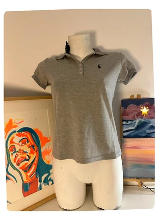 Polo gris chiné classique – taille S, condition: Very good, size: S / 36 / 8, €13.00, €14.35 includes Buyer Protection