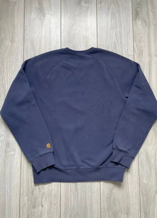 Crewneck / pull sans capuche Carhartt violet bleu logo brodé sur la manche taille S, marque: Carhartt, état: Très bon état, taille: S, 35,00 €, 37,45 € Protection acheteurs incluse