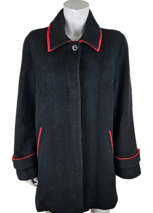 Kesta black red wool coat womens 14 cashmere, brand: Kesta London, condition: Very good, size: M / UK 12-14, £35.00, £37.45 includes Buyer Protection Pro