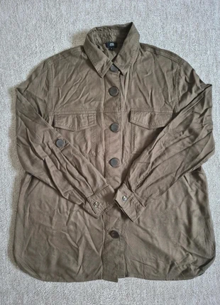 River Island Women’s Overshirt Small Khaki Green Long Sleeve Shacket, brand: River Island, condition: Very good, size: S / UK 8-10, £5.45, £6.42 includes Buyer Protection