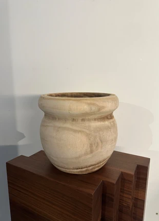 Wooden pot, merk: Unique, staat: Heel goed, € 12,00, € 13,30 inclusief Kopersbescherming