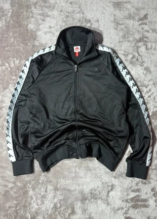 Veste Kappa noire unisexe taille S – bandes logo manches, marque: Kappa, état: Bon état, taille: S, 14,00 €, 15,40 € Protection acheteurs incluse