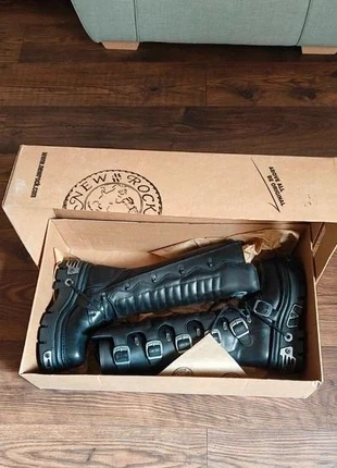 New Rock - High Boot Black Reactor M-272-S1, brand: New Rock, condition: Very good, size: 9, $39.43, $42.10 includes Buyer Protection