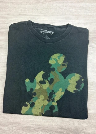 T-shirt homme Disney noir motif Mickey camouflage vert coton casual vintage taille S (TS0016), marca: Disney, estado: Muito bom, tamanho: S, €5.00, €5.95 inclui Proteção do Comprador