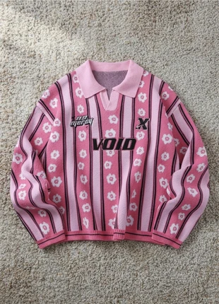 Pull Knit Rose Décontracté « VOID » y2k Style | Taille M, marque: y2k, état: Neuf sans étiquette, taille: M, 59,99 €, 63,69 € Protection acheteurs incluse