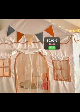 Tente Maison Enfant –Beige Chambre Playhouse Tipi, marca: Besrey, estado: Nuevo con etiquetas, tamaño: 3 años / 98 cm, 50,00 €, 53,20 € Protección al comprador incluida