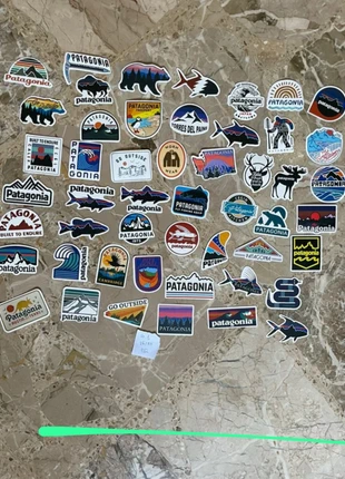 50 stickers adesivi Patagonia autocollant, brand: Patagonia, condizioni: Nuovo con cartellino, €10.00, €11.20 include la Protezione acquisti