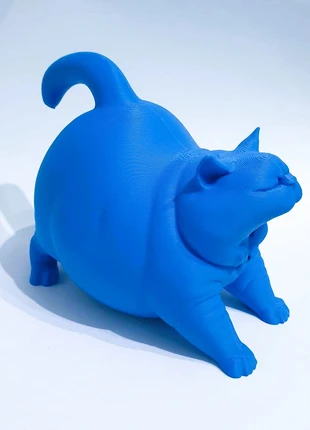 Gatto Grasso Chonky Blu, brand: NO LABEL, condizioni: Nuovo senza cartellino, €9.50, €10.68 include la Protezione acquisti