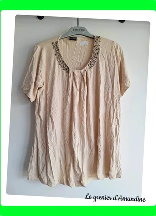 Haut 31 beige col perlé Your Sixth Sense L, brand: Your Sixth Sense, condition: Very good, size: L / 40 / 12, €5.00, €5.95 includes Buyer Protection Pro