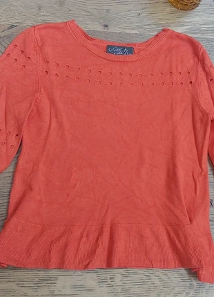 Joli pull orange, brand: LITTLE MISS CAPTAIN, condizioni: Ottime, taglia: 10 anni / 140 cm, €3.00, €3.85 include la Protezione acquisti