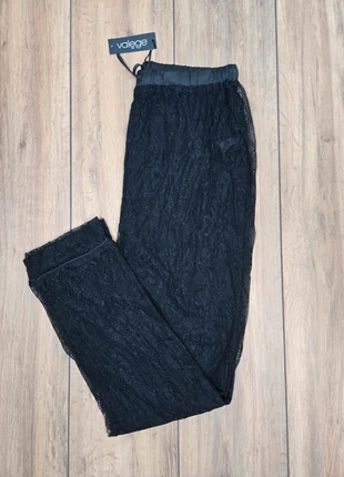 Pantalon dentelle transparent noir Valege L, marque: Valege, état: Neuf avec étiquette, taille: L / 40 / 12, 8,00 €, 9,10 € Protection acheteurs incluse