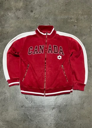 Sudadera Con Cremallera Canada Y2K Vintage 90 Red/White M, marque: Canada Premium, état: Très bon état, taille: M, 23,00 €, 24,85 € Protection acheteurs incluse