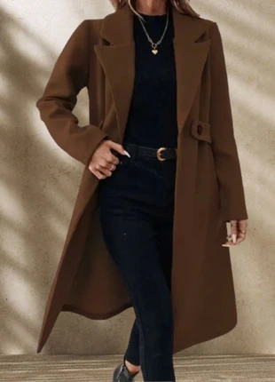 manteau long marron femme, marque: Boutique indépendante, état: Très bon état, taille: S / 36 / 8, 40,00 €, 42,70 € Protection acheteurs incluse