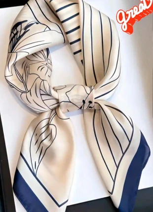 Mooi trendy sjaaltje 70x70cm, merk: Trendy, staat: Nieuw met prijskaartje, € 4,50, € 5,43 inclusief Kopersbescherming