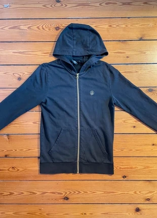 Sweat Volcom noir | Taille XS / 14 ans, marque: Volcom, état: Bon état, taille: 14 ans / 164 cm, 3,00 €, 3,85 € Protection acheteurs incluse