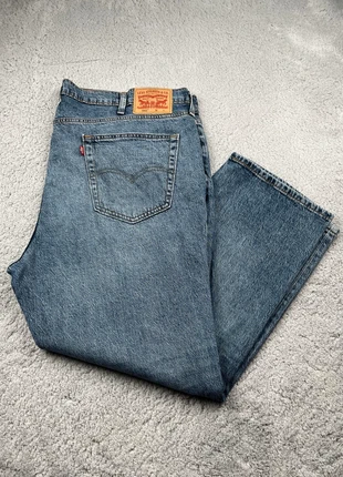 Vintage Jean levi’s 541 troué coupe droite relaxed fit bleu W46 L29 FR58 en coton, merk: Levi's, staat: Heel goed, maat: W48 | FR 58, € 21,00, € 22,75 inclusief Kopersbescherming