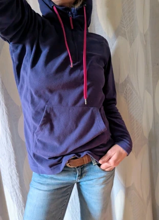 Sweat polaire violet à capuche, marque: Mountain Warehouse, état: Très bon état, taille: M / 38 / 10, 10,00 €, 11,20 € Protection acheteurs incluse